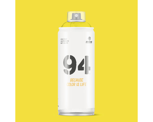 Peinture aérosol MTN Montana 94 RV-1021 Light Yellow 400 ml Peinture aérosol MTN 94