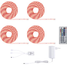 LED-Streifen-Set mit Fernbedienung und Netzteil