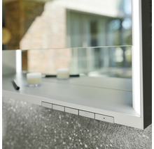 Spiegelschrank KEUCO Royal Lumos 100 x 16,5 x 73,5 cm silber 2-türig LED IP 24 Unterputz 713