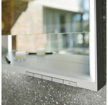 Spiegelschrank KEUCO Royal Lumos 120 x 16,5 x 73,5 cm silber 3-türig LED IP 24 Unterputz 713