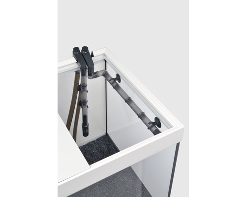 Aquarium avec système de filtration et substrat
