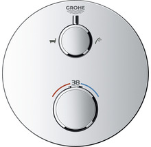 Robinet de baignoire avec thermostat GROHE Grohtherm chrome 24077000-thumb-3
