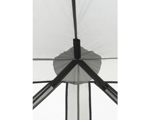 Detailansicht des Gestänges eines Pavillons