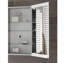 Spiegelschrank KEUCO Royal Match 120 x 16 x 70 cm alufarben 2-türig LED IP 20