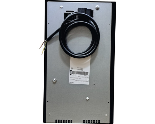 Arrière d''une plaque de cuisson avec câble de connexion