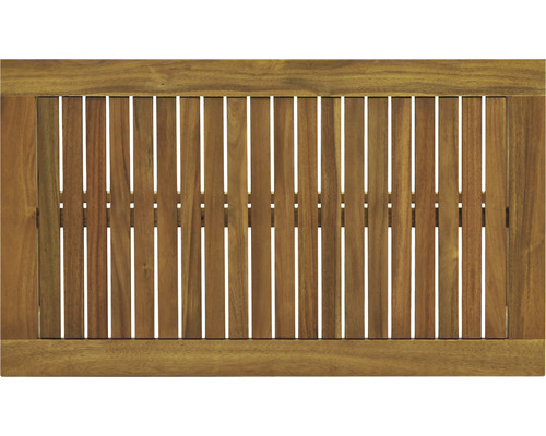 Plateau de table en bois avec structure à lattes