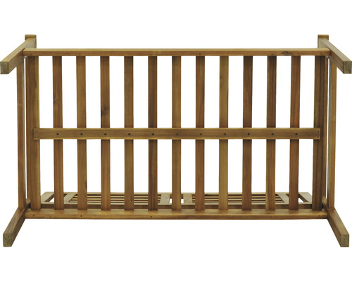 Vue de dessous d''une étagère en bois