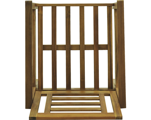 Étagère à bois de chauffage en bois