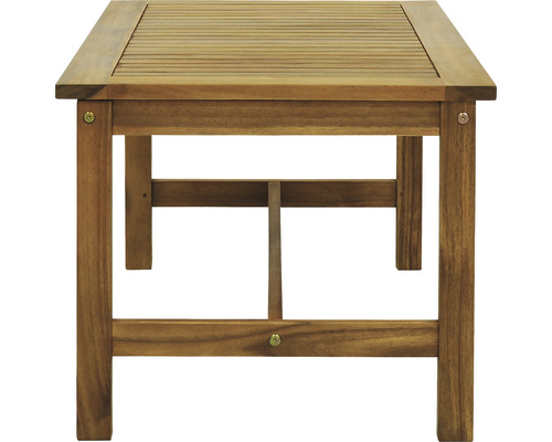 Table de jardin en bois avec sommier à lattes