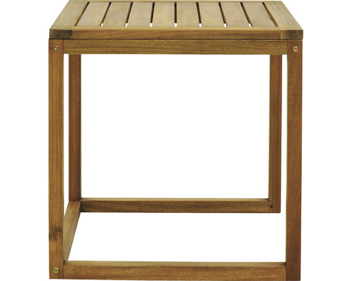 Table d''appoint en bois avec plateau à lattes