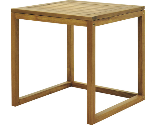 Table d''appoint carrée en bois pour le jardin