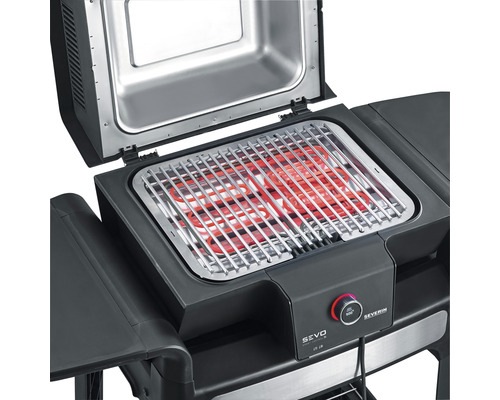 Gril électrique avec serpentin de chauffe et grille