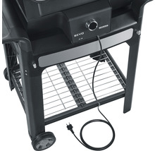 Barbecue électrique Severin Sevo Smart Control GTS 3000 W noir avec lèchefrite, thermomètre de couvercle, tablette latérale, câble d'alimentation, grille-thumb-4