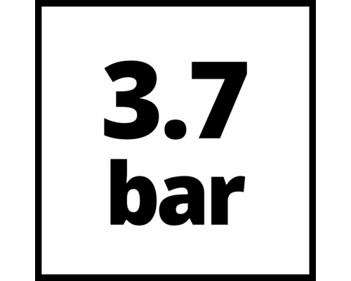 Symbol für 3,7 bar Druck