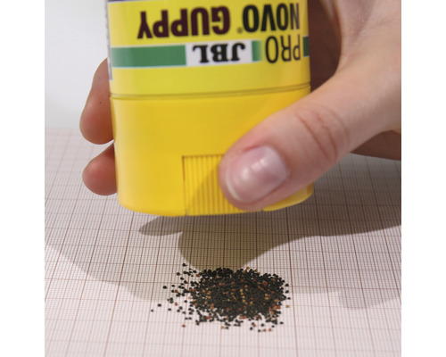 JBL Pro Novo Guppy Futterdose über Guppyfutter