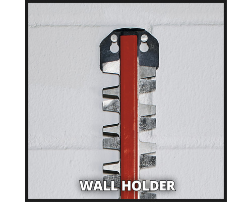 Heckenscheren-Wandhalterung zur Aufbewahrung