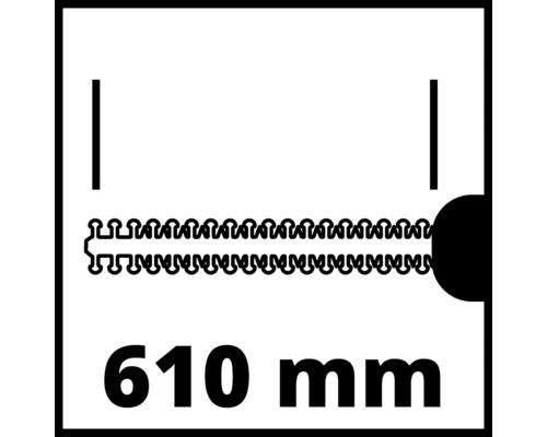 Schnittlänge 610 mm