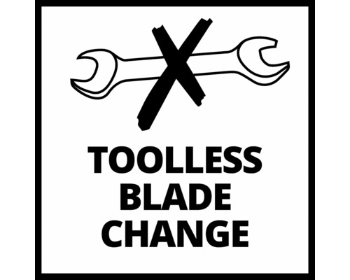 Werkzeugloser Messerwechsel