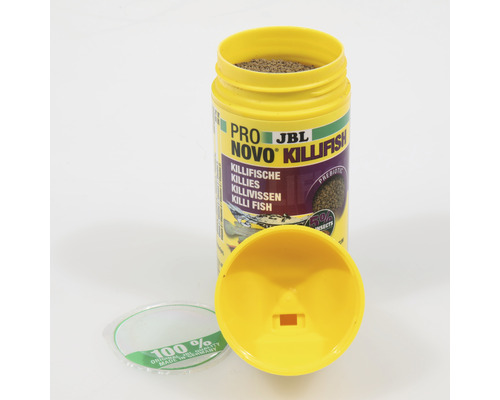 JBL Pro Novo Killifish Futterdose mit offenem Deckel
