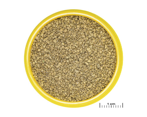 Fischfutter in einer Dose