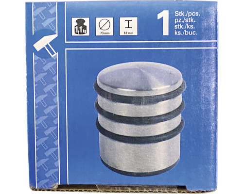 Türstopper Verpackung mit Angaben zu Gewicht und Maßen