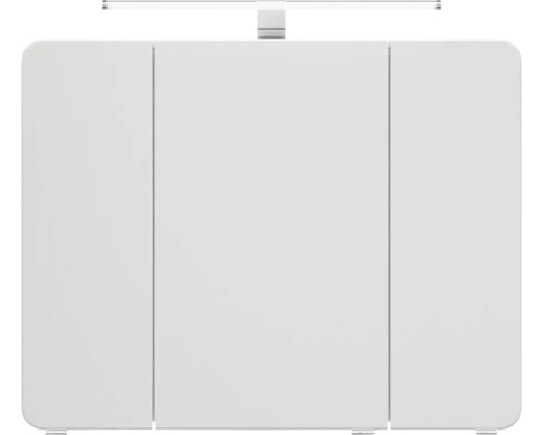 Weißer Spiegelschrank mit Beleuchtung