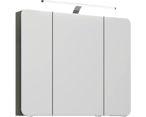 Spiegelschrank mit drei Türen und Beleuchtung