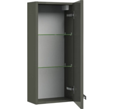 Badmöbelset Pelipal xpressline 4005 BxHxT 152 x 200 x 49,1 cm Frontfarbe grau hochglanz mit Waschtisch Glas weiß 4005.0900112121