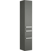 Hochschrank mit drei Schubladen und schmalen Griffen