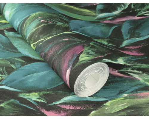 Tapetenrolle mit Blättermotiv