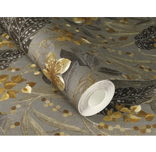 Papier peint intissé 538229 Curiosity floral gris