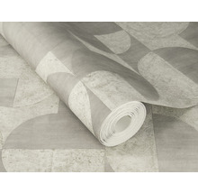 Papier peint intissé 521351 Concrete cercles gris