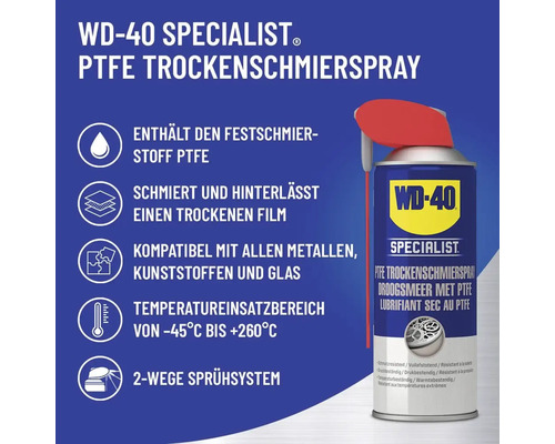 WD-40 Specialist PTFE Trockenschmierspray