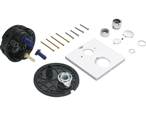 Grohe Unterputz-Thermostatbatterie Bauteile im Überblick