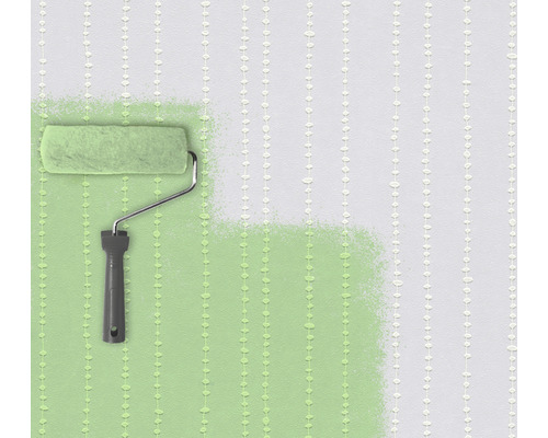 Wand streichen mit Farbroller