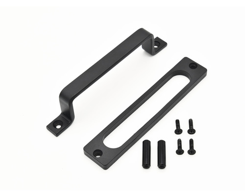 Schiebetürgriff-Set mit Griff, Blende, Schrauben und Hülsen