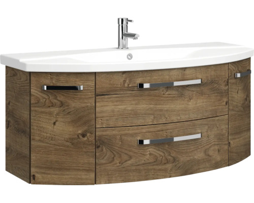 Waschtischunterschrank mit Schubladen und Waschbecken