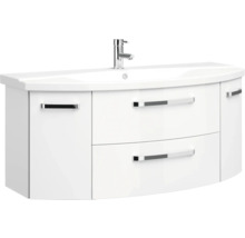 Waschtisch mit Unterschrank, Waschbecken, Armatur und zwei Schubladen