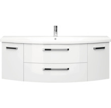 Waschtischunterschrank mit Waschbecken und zwei Schubladen
