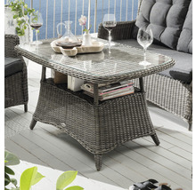 Loungegruppe Destiny Casa Vintage Grau Loungeset Sofaset Tischgruppe Lounge Set
