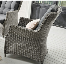 Loungegruppe Destiny Casa Vintage Grau Loungeset Sofaset Tischgruppe Lounge Set