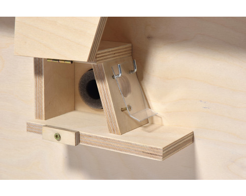 Holz Vogelhaus mit Öffnung