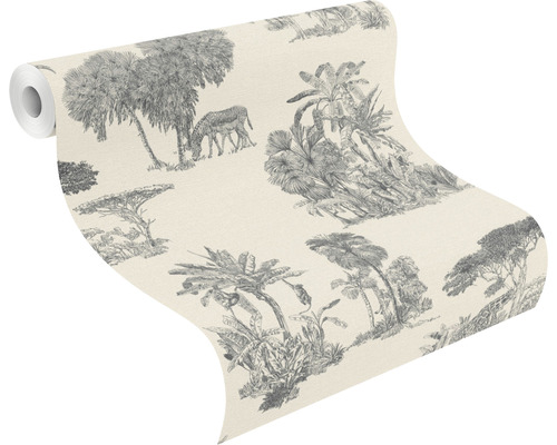 Tapetenrolle mit Dschungelmotiv