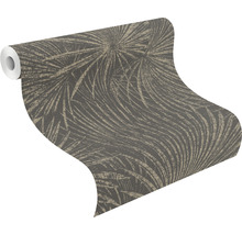 Papier peint intissé 555745 Lirico feuilles gris