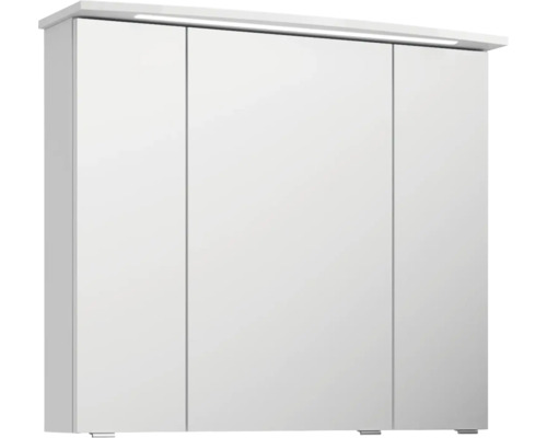 Spiegelschrank mit drei Türen und Beleuchtung