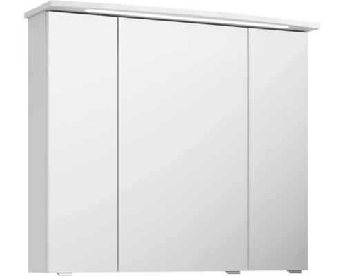 Spiegelschrank mit drei Türen und Beleuchtung