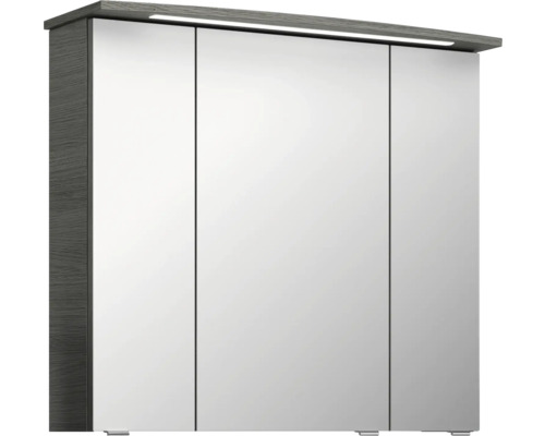 Spiegelschrank mit drei Türen und Beleuchtung