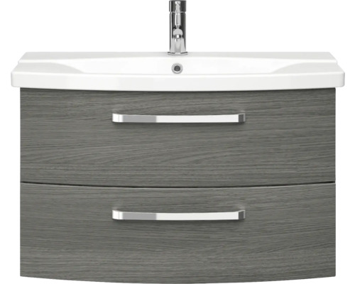 Waschtischunterschrank mit zwei Schubladen und Waschbecken