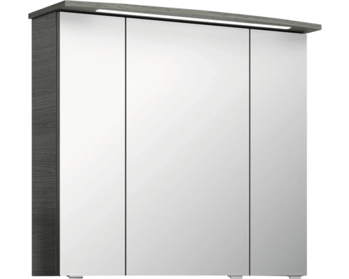 Spiegelschrank mit drei Türen und Beleuchtung