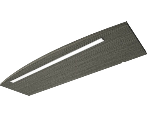 LED Deckenleuchte mit Holzstruktur